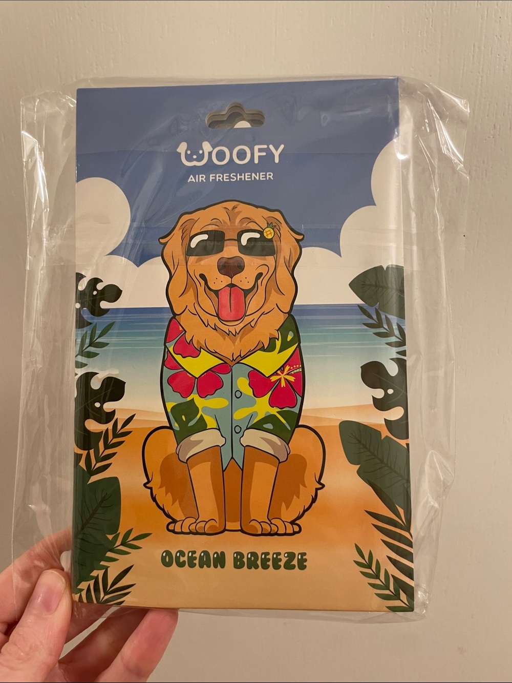 Ocean Breeze Dog Air Freshener - Blue/Multicolor